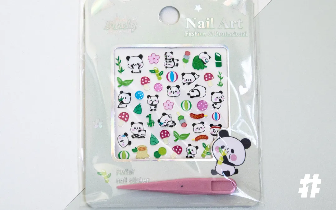 Nail Sticker | Panda