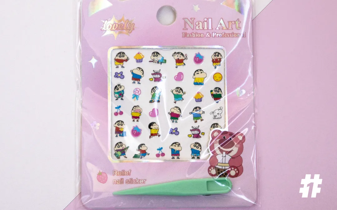 Nail Sticker | Shinchan
