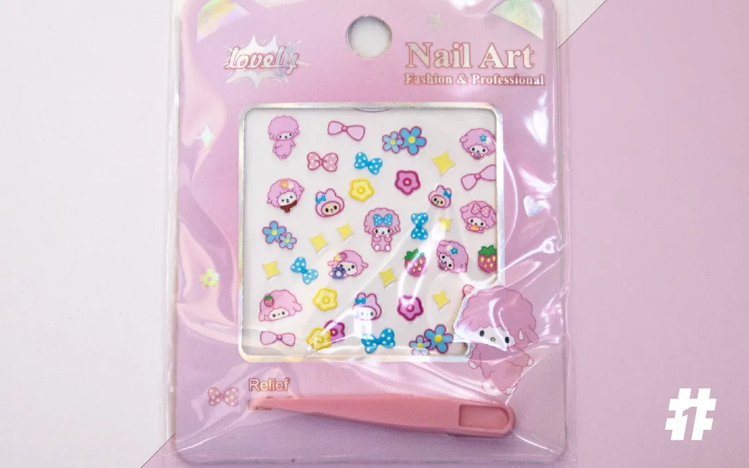 Nail Sticker | Sweet Piano