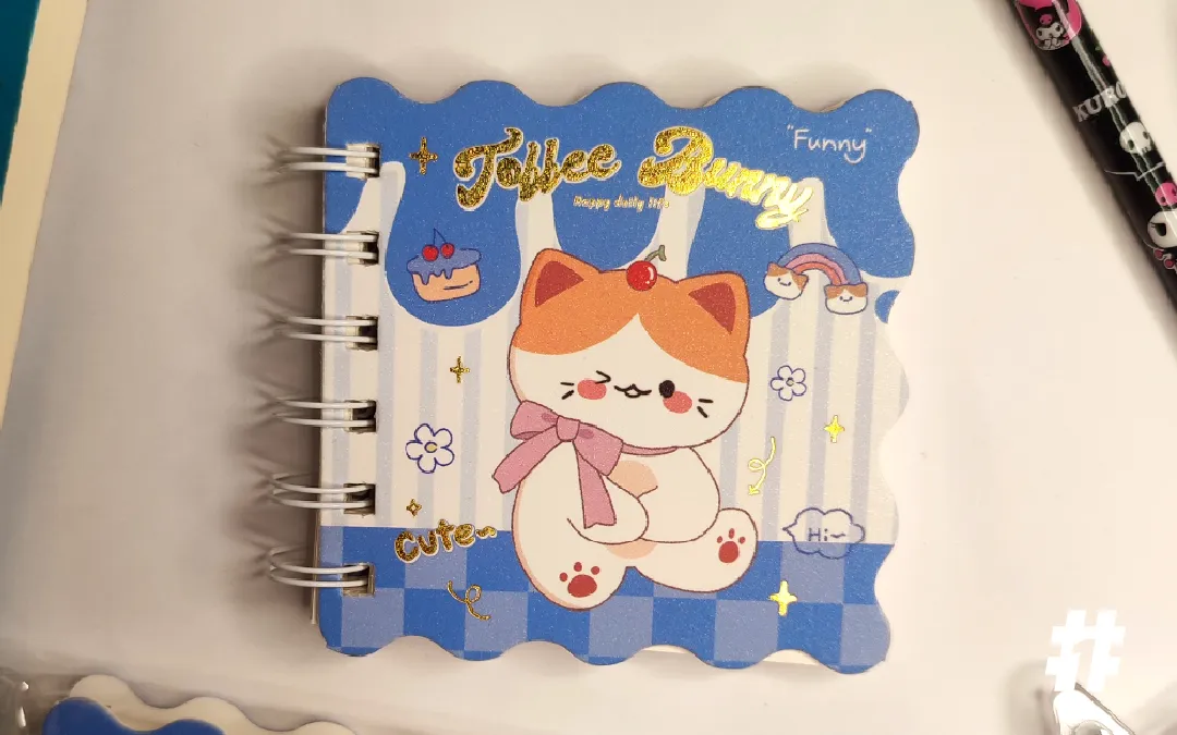 Toffee Bunny Notebook | Blue
