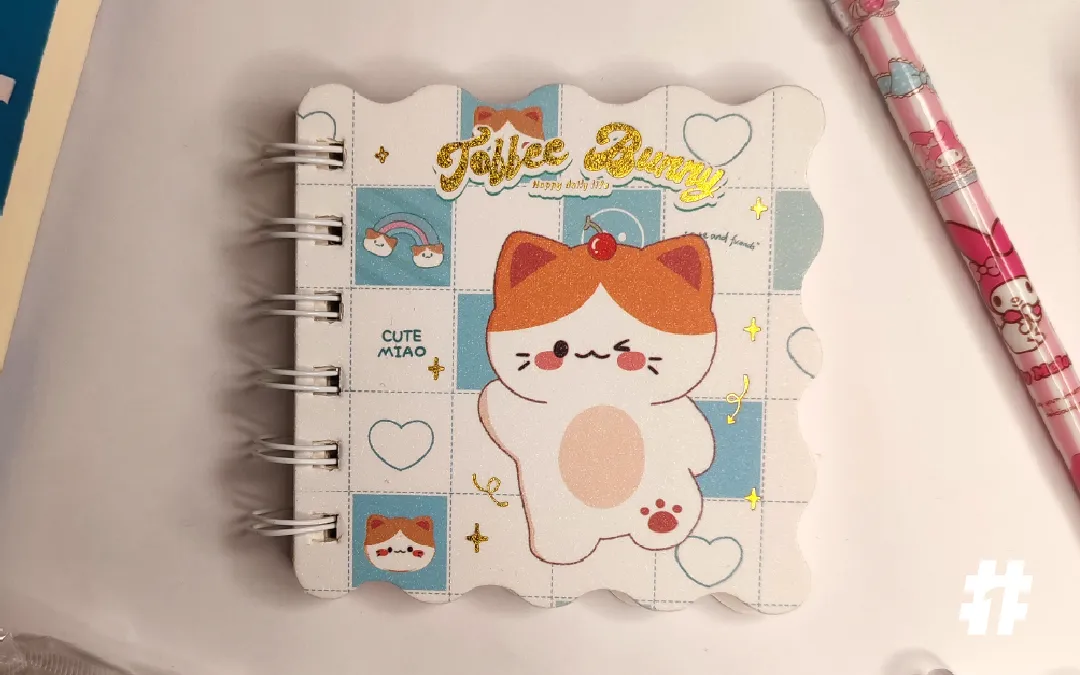 Toffee Bunny Notebook | Cyan