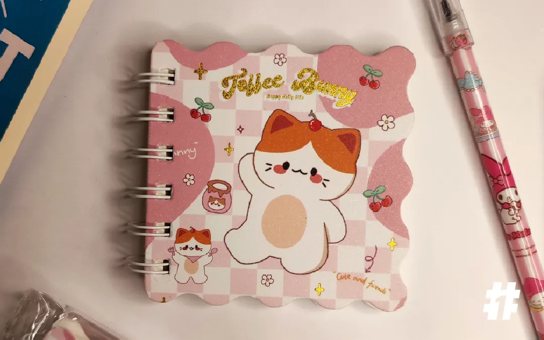 Toffee Bunny Notebook | Pink